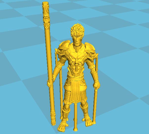 3D打印動(dòng)漫手辦之大圣歸來(lái)